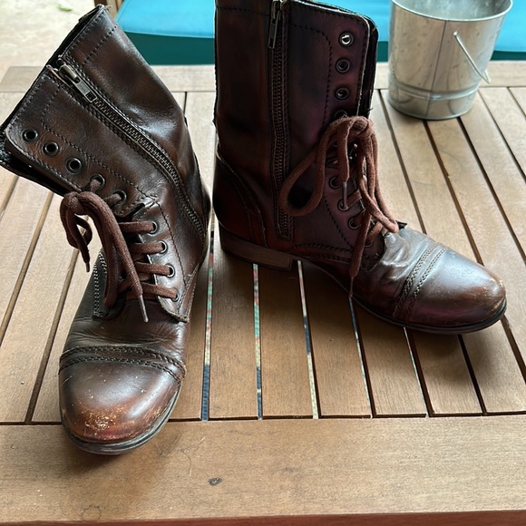 Steve Madden boots! Brown leather size 7.5 in fair condition. - Picture 7 of 7